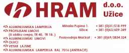 Hram d.o.o. Aluminijumska lamperija,profilisani limovi,oluci..▲+381 (0)31/518-999 ▲ Užice