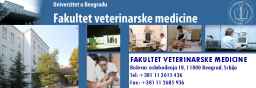 Fakultet veterinarske medicine Beograd ▲ 011/3615-436 ▲ Beograd